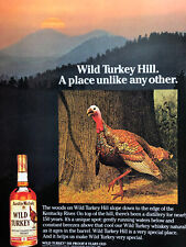 Vintage 1983 1984 Wild Turkey Bourbon original color ad picture