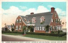 Vintage Postcard 1927 Summer Residence Joseph C. Lincoln Cape Cod Massachusetts picture