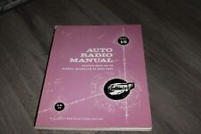 Sams Auto Radio Service Data Manual Vol 15 AR-15 1962 covers 1960 & 1961 models picture