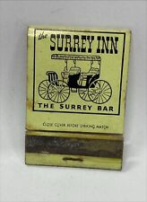 Pikesville, MD The Surrey Inn ~ The Surrey Bar Vintage Matchbook Cover picture