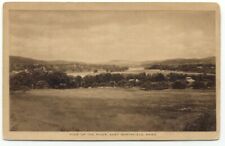 East Northfield MA View Up The River c1912 Postcard Massachusetts picture