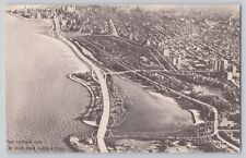 The Chicago Loop Postcard Aerial View Conoco Touraide Lincoln Park picture