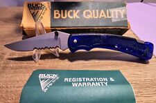 New/Old Stock New Buck Knives Bucklite 444-PLX-0 Folding lock back Knife Rarem picture