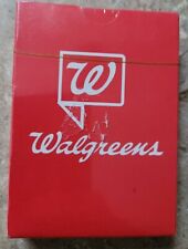 Vintage Walgreens Sealed Playing Cards Red Box New In Sealed Package.   picture