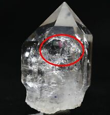 92Ct Rare Natural Clear Beautiful flowing water bubbles Crystal picture