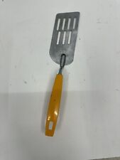 Vtg Ekco Spatula Turner Flipper Made in USA Chromium Plated With Yellow Handle picture