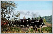 Postcard East Broad Top 14 Narrow Gauge Mikado Central PA 1994 B44 picture
