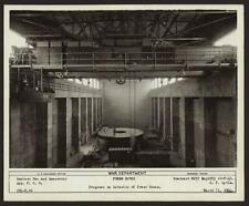 Photo:Denison Dam,reservoir,interior,power house,TX,1944 picture