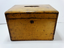 Antique Pipe Tobacco Wood Case Box picture