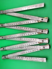 Vintage BFD Logo ? Aluminum Folding Metric Ruler with Brass Joints picture