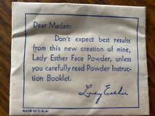 Vintage Lady Esther Face Powder; Beige Shade picture