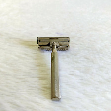 1930s Vintage Valet Brass Safety Straight Razor Grooming Collectible M5 picture