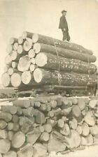 Postcard RPPC Vermont North Hyde Park C-1910 Logging Lumber Sawmill 23-2157 picture