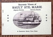 1930s SOUVENIR VIEW BOOK SAULT STE. MARIE ONTARIO CANADA DOMINION SERIES  Z2930 picture