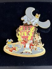 RARE Disney Auctions Pin Dumbo Flying Over Circus Clown Fire LE NOC NIP picture
