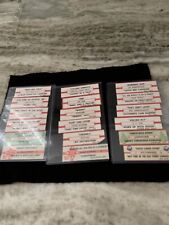 LOT OF 12 MIXED JUKEBOX TITLE STRIPS FOR 45 RPM 7
