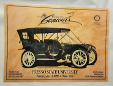 1997 Concours d' Elegance @ Fresno State University Poster Laminated 16x22
