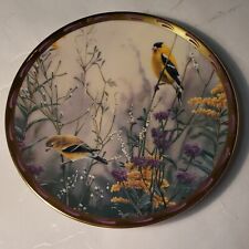 LENOX Decorative Plate-Golden Splendor-American Finch by Catherine McClurg 8