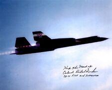 SR-71 Blackbird Photograph Signed by SR Pilot Rich Graham  Mint picture