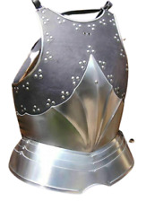 Medieval Knight Leather-covered Gothic breastplate Cuirass Armor Gift picture