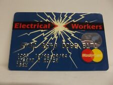 Vintage, Master Card, Credit Card,Exp 1994, Electrical Workers,No Signature #381 picture