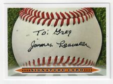 JAMES JIM LEAVELLE Signed Baseball Card - Autograph Kennedy Oswald Escort picture