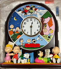 Danbury Mint The Peanuts Four Seasons Clock New Opened Box with Certificate picture