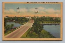 Dixie Highway Melbourne Florida Postcard picture