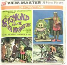 SIGMUND AND THE SEA MONSTERS 3d View-Master 3 Reel Packet SEALED NIP 1974 KROFFT picture