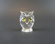 Vintage Swarovski Crystal Owl Miniature Figurine Bird picture