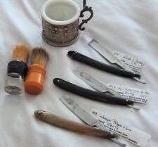 Shaving Mug, Wade & Butcher, W. Davison, Joseph Rodgers, 2 Old Brushes picture