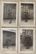 RARE (4) WW1 U.S. MARINE CORPS 2ND DIV. ARMED MARINE PHOTO STUDY - PHOTOS 1917 picture