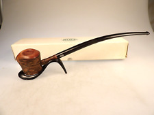 New Ropp De Luxe 919 Cherry Wood Natural Branch French Made Churchwarden Pipe picture