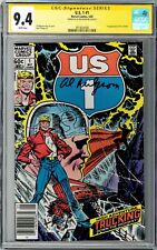 U.S. 1 #1 CGC SS 9.4 (May 1983, Marvel) Signed Al Milgrom, 1st app U.S. Archer picture