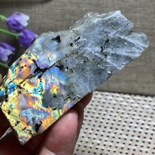 128g raw Labradorite Crystal Stone Natural Rough Mineral Specimen Healing F37 picture