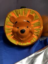 Vintage 1999 Disney Winnie the Pooh Lighted Halloween Pumpkin Rare Collectible picture