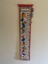 Vintage German Wall Shopping List with Clothes pins picture