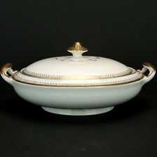 Alfred Meakin England Gold Trim Spades on Border Covered Tureen  picture