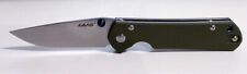 LAND 911 Folding Knife Green G10 Handle 12C27 Stainless Steel picture