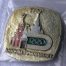 mockba 1980 Moscow vintage Soviet Russian Olympics pin picture