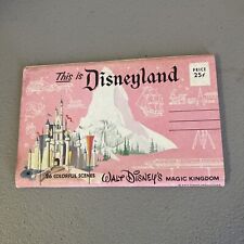 This Is Disneyland Souvenir Folder 26 Scenes Vintage 1960's picture