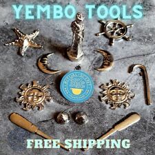 Yembo silver metal orisha tools herramientas de Yembbo Yemowo Yemaya Yemoja Obat picture