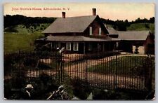 John Browns House Adirondacks New York Ny Antique Db Postcard picture