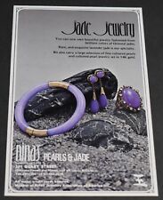 1979 Print Ad San Francisco Jade Jewelry  Nina's Pearls & Jade 351 Geary St art picture