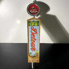 UINTA BREWING Co Salt Lake City UT~ Detour IPA Beer Tap Handle picture