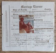 ROY DEMEO - Gambino hitman - 1960 marriage license - Mafia picture