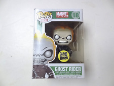 Funko Marvel  Ghost Rider GITD Harrison's Exclusive NEW DAMAGED BOX No Sticker picture