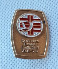 Deutsches Turnfest Berlin 1987. Germany, vintage pin badge  picture