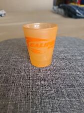 California Speedway Orange Frosted Shot Glass  picture