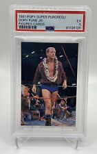 1981 AJPW DORY FUNK Popy Super Puroresu Figure Card WWE Terry Funk ECW WCW NJPW picture